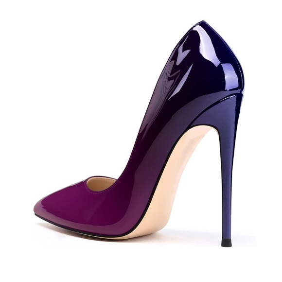High Heels Pumps Gradient Patent Leather - Picture 2 of 4